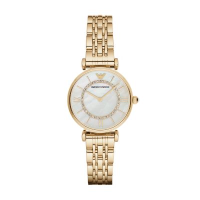 ea7 gold watch