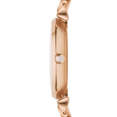 Emporio armani slim ladies rose gold watch clearance ar1909