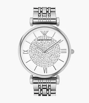 Emporio Armani Women's Two-Hand Stainless Steel Watch