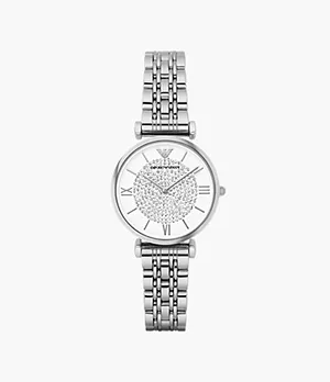 Emporio Armani Women's Two-Hand Steel Watch