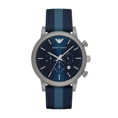 Emporio armani hotsell blue watch price