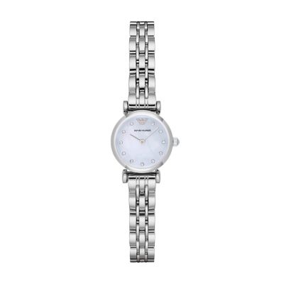 Emporio Armani Women's Two-Hand Two-Tone Stainless Steel