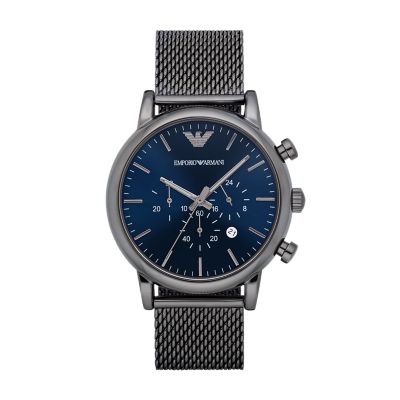 Gunmetal Stainless Steel Watch 