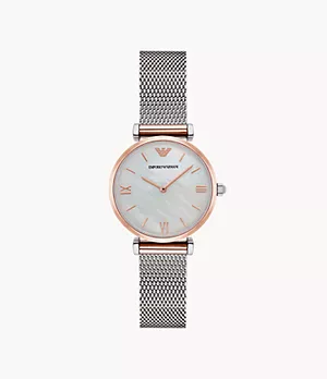 Emporio Armani Women's Two-Hand Steel Watch