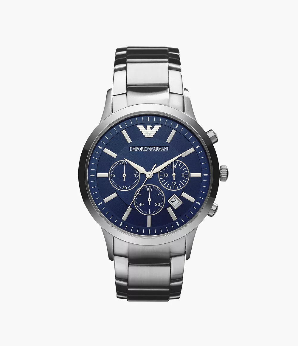 Emporio Armani Men’s Emporio Armani Men’s Two-Hand Steel Watch