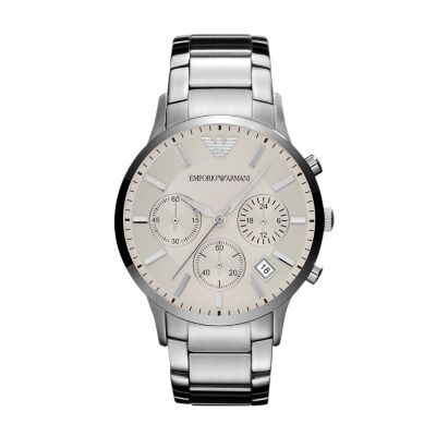 Steel Armani - Watch AR11507 Stainless - Station Emporio Chronograph Watch