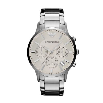 Emporio Armani Chronograph Stainless Steel Watch - AR11507 - Watch Station