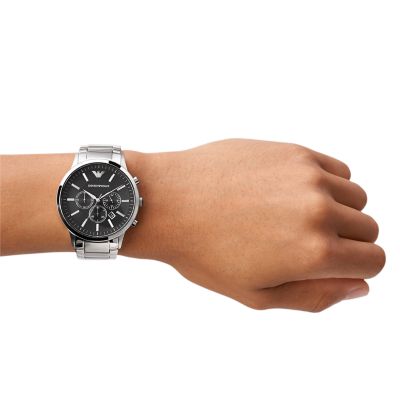 Mens emporio armani hot sale chronograph watch ar2460