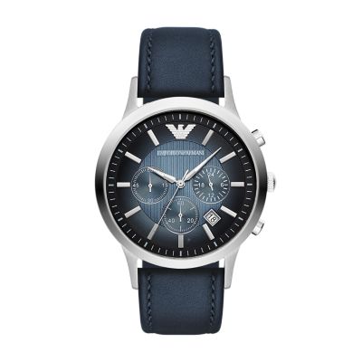 Emporio armani leather watch cheap price