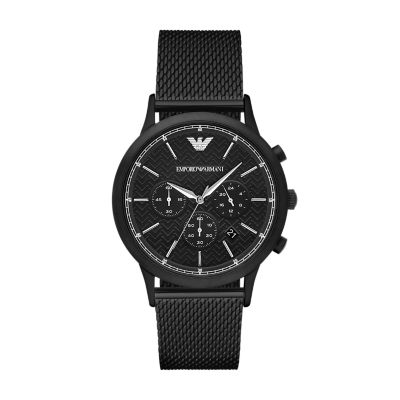 Emporio Armani мужские  черный циферблат разливов AR11275 - First