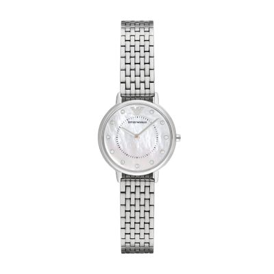 Emporio Armani Women's Dress Watch - Silver