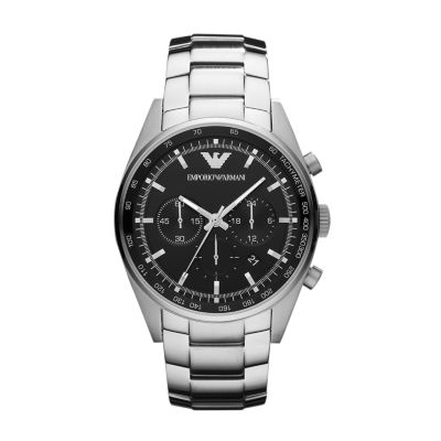 Chronograph Stainless Steel Watch 