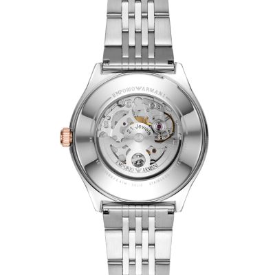 Automatic Two-Tone Stainless Steel Watch