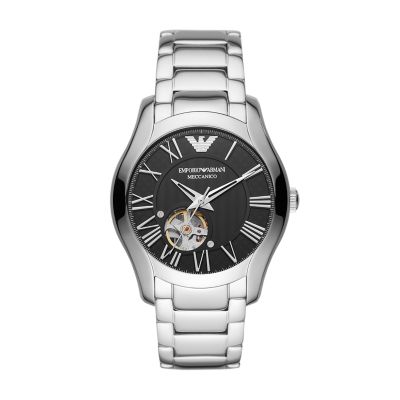 armani stainless steel watch