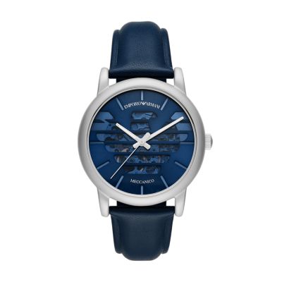 Emporio armani shop blue watch price