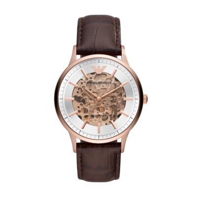 Emporio armani clearance meccanico watch price