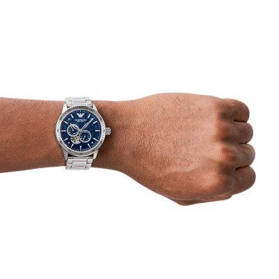 Emporio Armani Meccanico Chronograph Automatic Green Dial