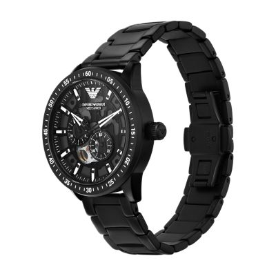 Amazon.com: Emporio Armani Men's Chronograph Black Stainless