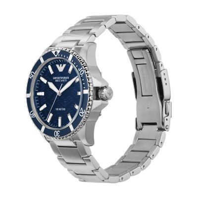 Emporio Armani Automatic Stainless Steel Watch - AR60059 - Watch