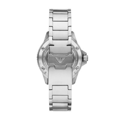 - Automatic Station Watch - Stainless AR60061 Steel Armani Emporio Watch