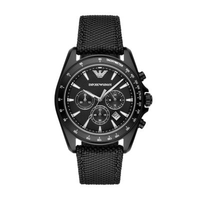 emporio armani tachymeter watch