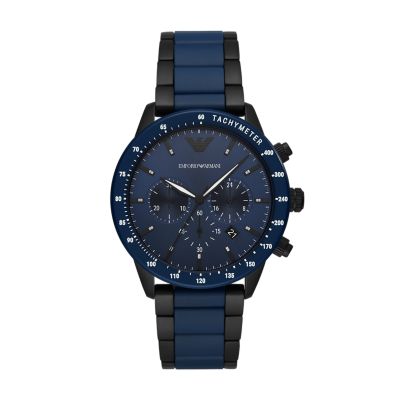 emporio armani watch two tone