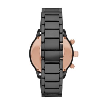 Emporio Armani Chronograph Black Ceramic Watch - AR70002 - Watch Station