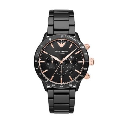 armani watch ceramic