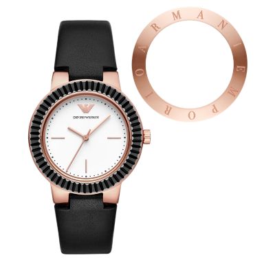 armani watch gift set