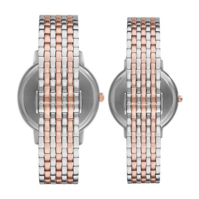 ワンピース EMPORIO ARMANI  24M Emporio Armani Two-Tone Stainless Steel Watch Set - AR90008