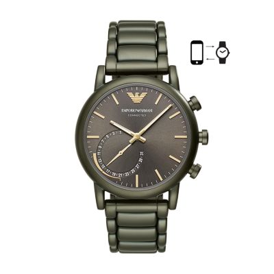 emporio armani hybrid watch
