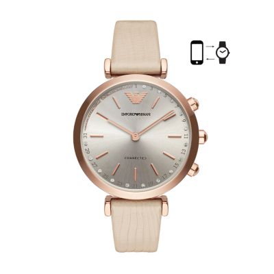 emporio armani connected ladies hybrid smartwatch