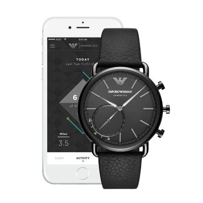 armani men's smartwatch