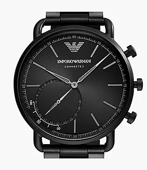 Hybrid Smartwatch 3 Edelstahl matt schwarz
