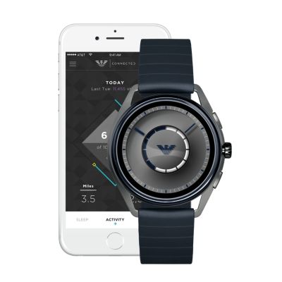 emporio armani men's touchscreen smartwatch