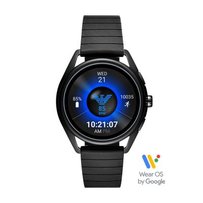 Emporio Armani Smartwatch Black Rubber 