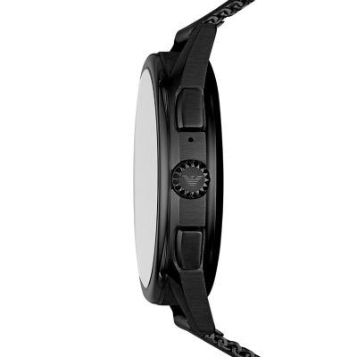 armani smartwatch black