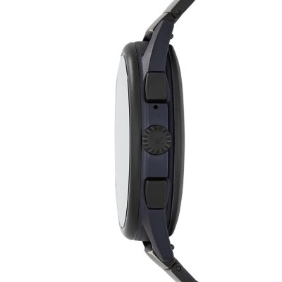armani smartwatch black