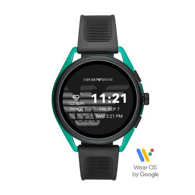 Verdampen Verfijnen Aanbevolen Emporio Armani Smartwatch 3 - Black EPDM Synthetic Rubber - ART5023 - Watch  Station