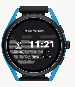 Emporio Armani Smartwatch 3 - Black EPDM Synthetic Rubber