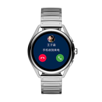 armani smartwatch blue