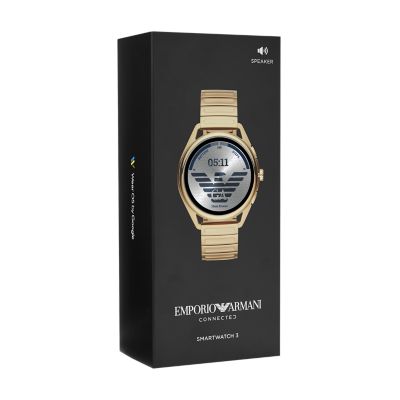 Emporio Armani Smartwatch 3 - Gold-Tone 