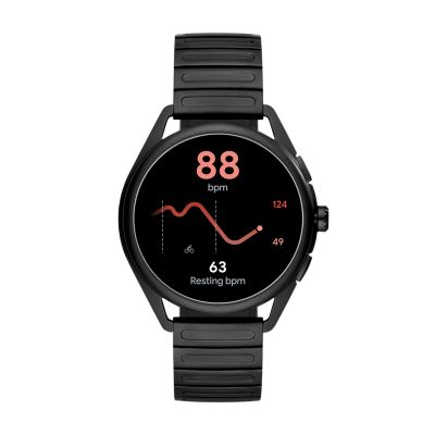 REFURBISHED Emporio Armani Touchscreen Smartwatch 3 - Matte Black Stainless  Steel