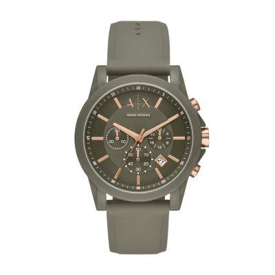 armani exchange green watch