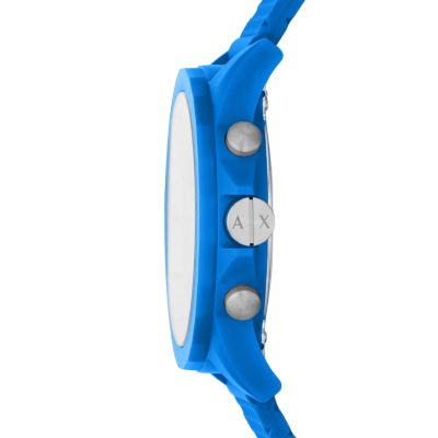 Chronograph Blue Silicone Watch - AX1345 - Watch Station