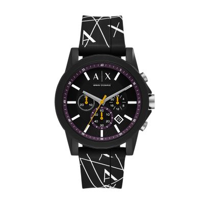 Armani silicone outlet watch