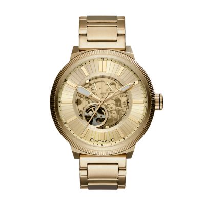 Armani Exchange Automatic Gold-Tone 