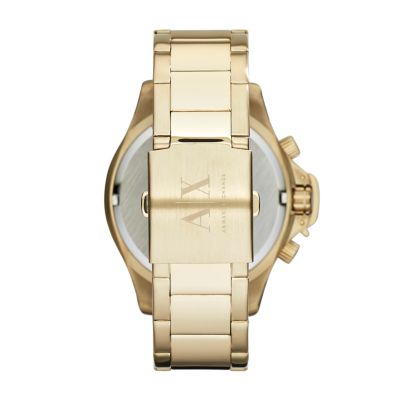 Armani Exchange Chronograph Gold-Tone Steel Watch - AX1511 - Watch Station