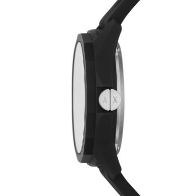 Armani Exchange Automatic Black Watch Watch AX1726 - Silicone Station 