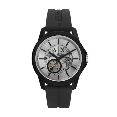 Armani exchange 2025 skeleton watch